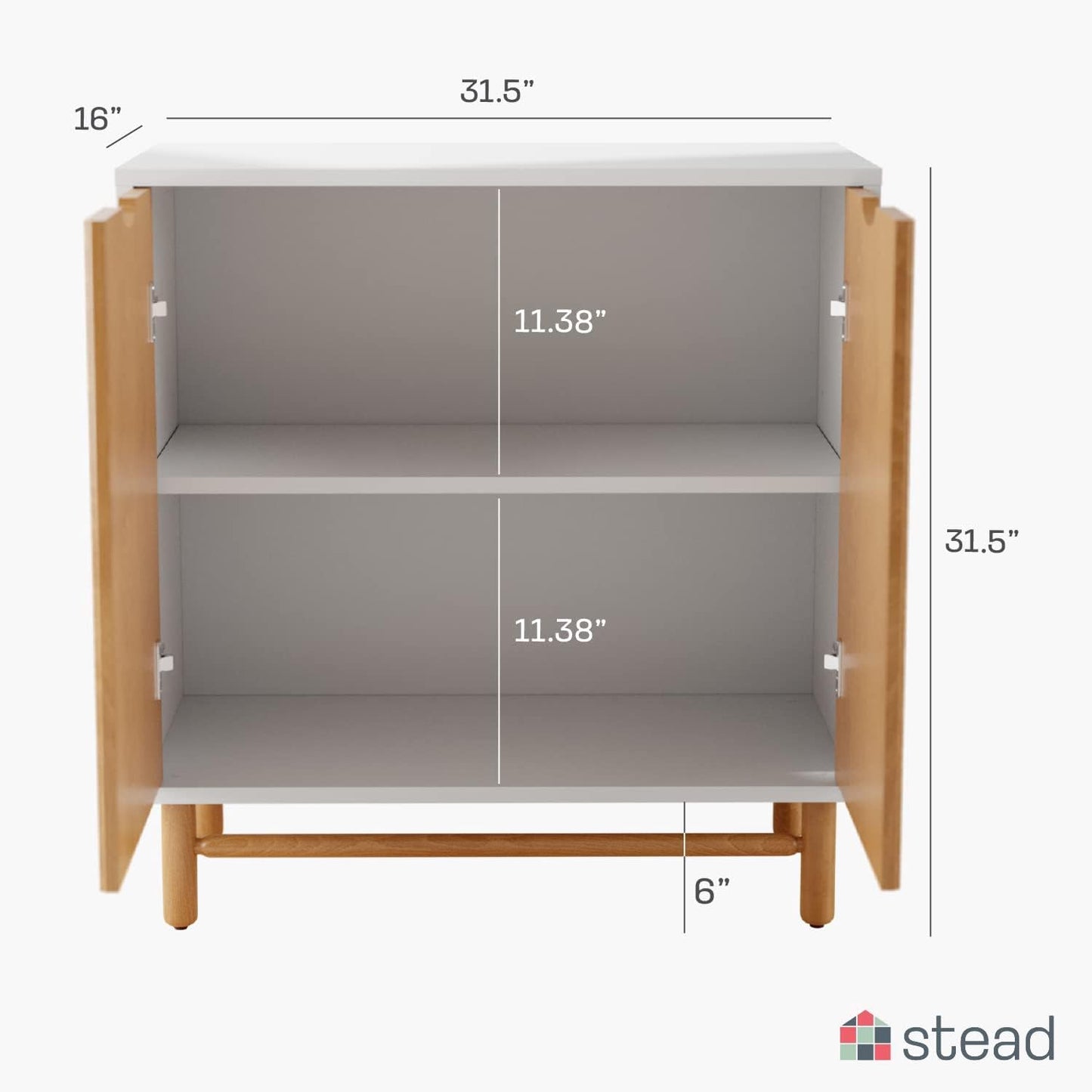 Adjustable Fluted Accent Cabinet (2023 Collection)